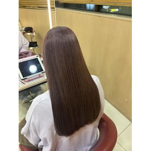 ダブルカラー×モーブピンク