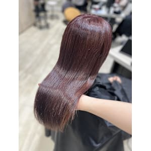 Mako カシスラベンダー ピンク ブリーチなし 銀座