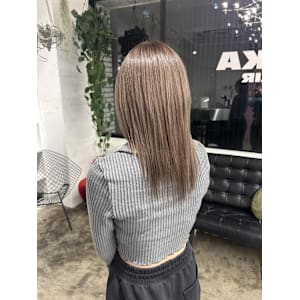 モカベージュ/グレージュ/艶髪/美髪/ブラウン