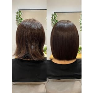 【髪質改善】縮毛矯正／トリートメント／カット