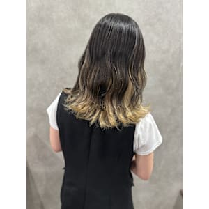 全体インナーカラー