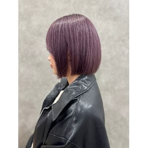 ブリーチありパープルカラー - INCE HAIR 明石【インスヘアーアカシ】掲載中