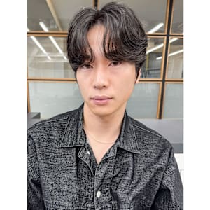 メンズパーマ◎韓国風マッシュニュアンスパーマダウンパーマ