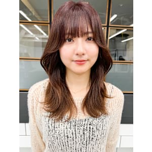 【透明感♪韓国風エギョモリ】シースルーバング大人可愛い小顔