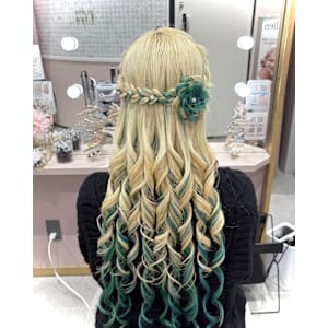 ハーフアップ×お花アレンジ☆ - hair salon lien【ヘアサロン リアン】掲載中