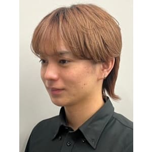 マッシュウルフ ケアブリーチ ブラウンベージュ ハイトーン - Men's salon SEPT. 博多【メンズサロン セプト ハカタ】掲載中