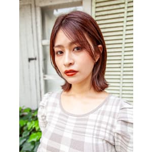 重め外ハネミディ