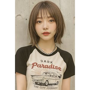 【小田急相模原】顔周りレイヤーボブ