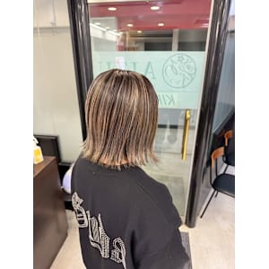 ハイライトカラー - AIZU本厚木 白髪ぼかし ハイライト バレイヤージュ 髪質改善【アイズホンアツギ シラガボカシ ハイライト バレイヤージュ カミシツカイゼン】掲載中