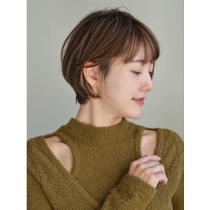 ショート・ボブ/丸顔/前髪あり/絶壁解消/40代/50代/ - INCEPTION  GINZA 銀座【インセプション】掲載中