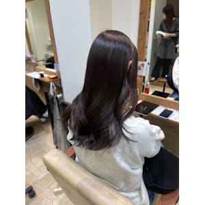 韓国風レイヤーカット・リッチグロッシーブラウン