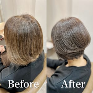 白髪ぼかし(グレージュ)白髪キレイにマイナス10歳 - F.U.N 竹ノ塚店【ファン】【ファン タケノツカテン】掲載中