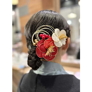 成人式シニヨン