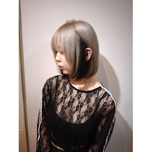 インナーブラック×ハイトーンボブ - N° il duca 札幌駅前店【ナンバー イル デュッカサッポロエキマエテン】掲載中