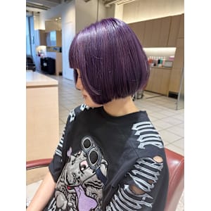 色落ちが可愛いパープル/成人式/ダブルカラー/ブリーチ - SOTOE＆marbb久喜店【ソトエアンドマーブ クキテン】掲載中