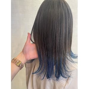 グレージュから毛先ビビッドブルーのデザインカラー！ - Hair Resort LAULEA【ラウレア】掲載中
