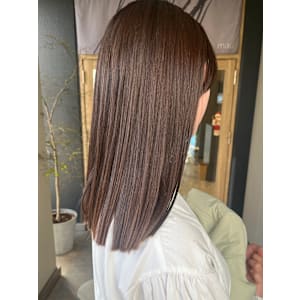 ロング 明るめ ブラウンカラー