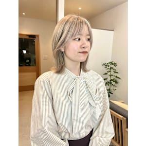 カット＋Wカラー(ケアブリーチ有)＋3stepトリートメント