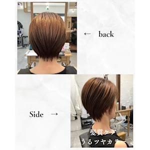 ≪お客様スタイル≫ 髪質ケアうるツヤカラー ショートスタイル