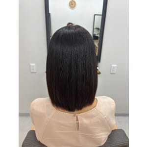 シナジー美髪縮毛＋カット＋髪質改善トリートメント