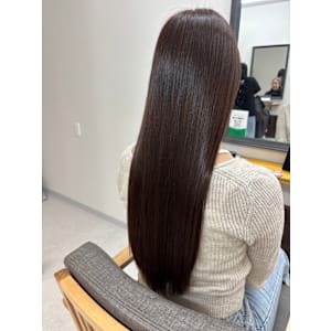 シナジー美髪縮毛＋カット＋髪質改善トリートメント