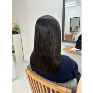 シナジー美髪縮毛＋カット＋髪質改善トリートメント