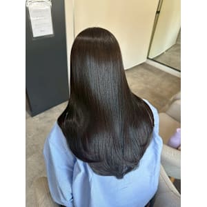 髪質改善/透明感カラー/顔まわりレイヤー/カット/韓国/前髪