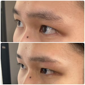 ソフトストレート眉毛【高田馬場　眉毛Wax出来るヘアサロン】