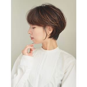 ショート・ボブ/丸顔/前髪あり/絶壁解消/40代/50代/ - INCEPTION  GINZA 銀座【インセプション】掲載中