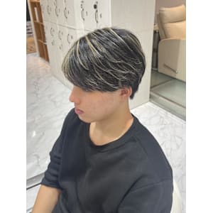 ハイライト／メンズハイライト／メンズマッシュ／デザインカラー