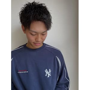 ソフトなヘアスタイル