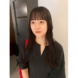 地毛風/髪質改善カラー/フルバング