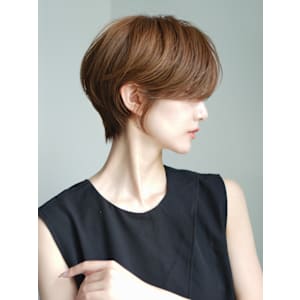 前下がりショート・ボブ/絶壁解消/前髪あり/40代/30代