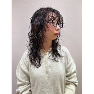 【パーマ×レイヤー】抜け感◎大人パーマスタイル