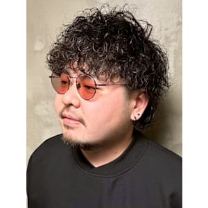 スパイラルパーマ ツーブロック プードルパーマ 波巻きパーマ - 完全個室 THIS IS BARBER 3rd【カンゼンコシツ ディスイズバーバーサード】掲載中