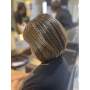 イルミナカラーで白髪ぼかしカラー