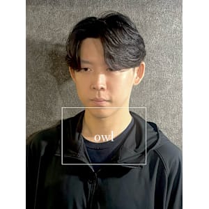 ニュアンスパーマ×センターパート×men's - owl 心斎橋【アウル シンサイバシ】掲載中