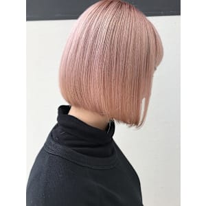 【Lolonois豊中】フレンチボブ×ピンクハイベージュ