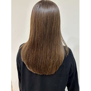 ケアブリーチ/ココアブラウン/ナチュラルストレート - latte atelier【ラテ アトリエ】掲載中