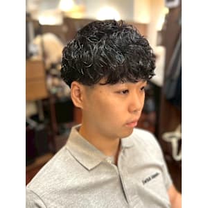 メンズパーマ/波巻きツイストスパイラル/メンズカット