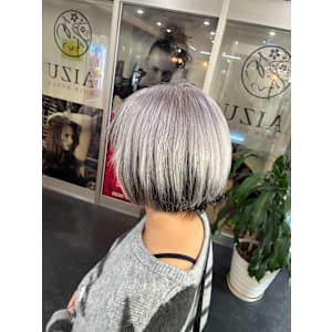 ホワイトシルバー - AIZU 渋沢 白髪ぼかし ハイライト 髪質改善【アイズ シブサワ シラガボカシ ハイライト カミシツカイゼン】掲載中