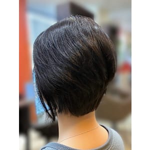 トップふんわり♪前下がりショートボブ