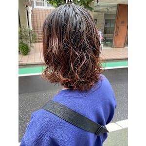 甘辛ニュアンスパーマ