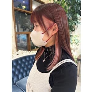 新鮮ピンクインナーカラー - abinto 武蔵小杉 by rcid【アビントムサシコスギ バイレシッド】掲載中