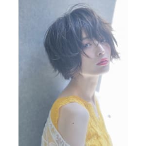 ウェーブひし形マニッシュショート - abinto 武蔵小杉 by rcid【アビントムサシコスギ バイレシッド】掲載中