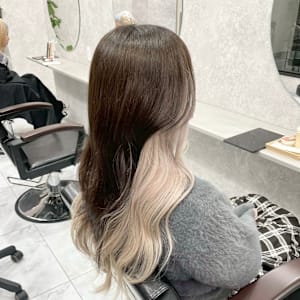 インナーカラー - kamiiro ハイトーン/ブリーチ/ダブルカラー/髪質改善【カミイロ ハイトーン ブリーチ ダブルカラー カミシツカイゼン】掲載中