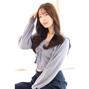 くびれ巻き/薄め前髪