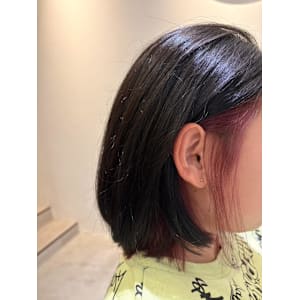 インナーカラー/レッド/30代/大橋 - SOHO hair & botanical 大橋店【ソーホーヘアーアンドボタニカル　オオハシテン】掲載中