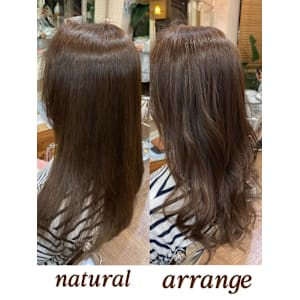 【予防美髪カラー】(デトックスケアでジアミン除去)