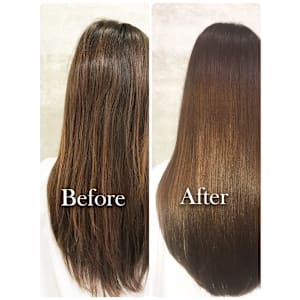 自然なストレートヘアを叶える、プレミアム髪質改善縮毛矯正